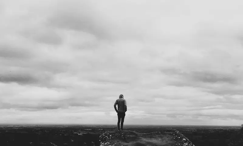 Nature black and white